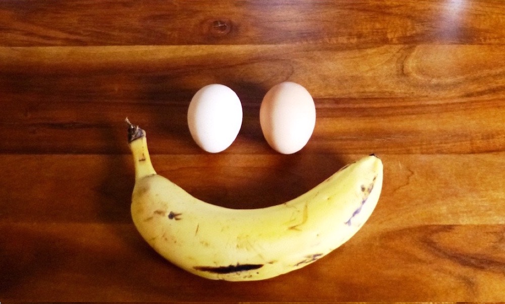 صورة فوائد الموز والبيض للشعر