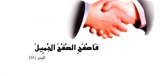 الموضوع: التعبير عن التسامح والتسامح. إجابة