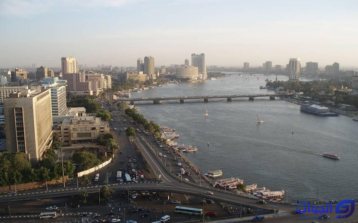 صورة لافتة عن نهر النيل